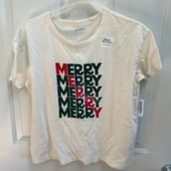 Merry Merry Old Navy pajama top size small NWT - Picture 1 of 1